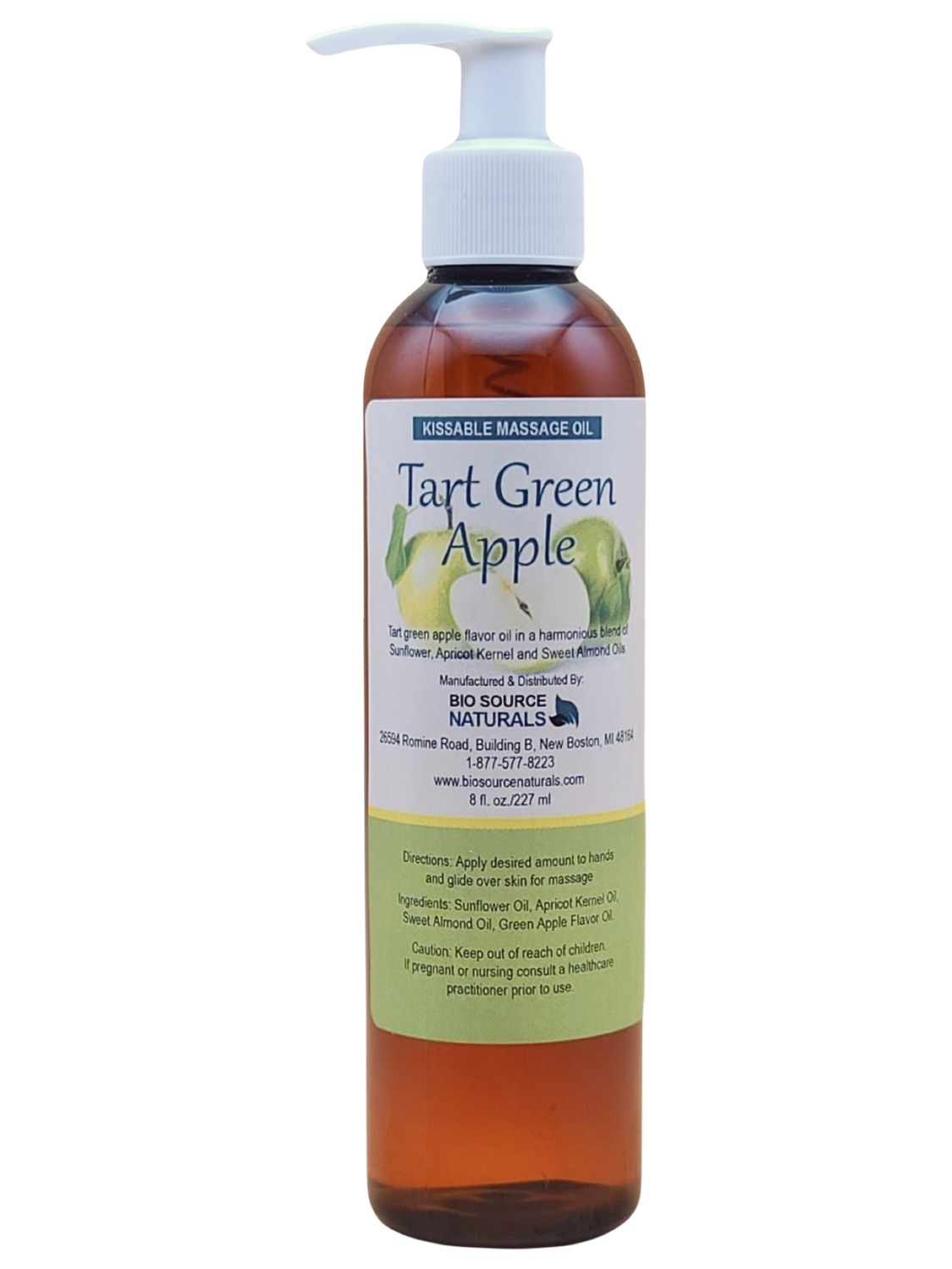 Tart Green Apple Kissable Massage Oil 8 fl oz (227 ml)