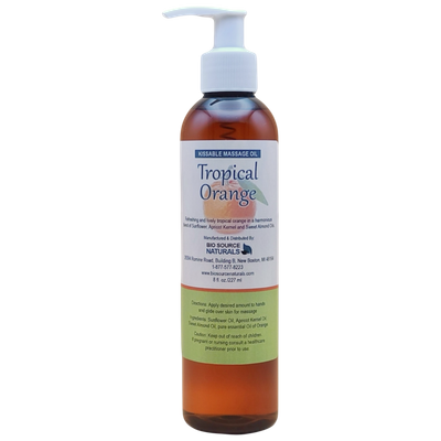 Tropical Orange Kissable Massage Oil 8 fl oz (227 ml)