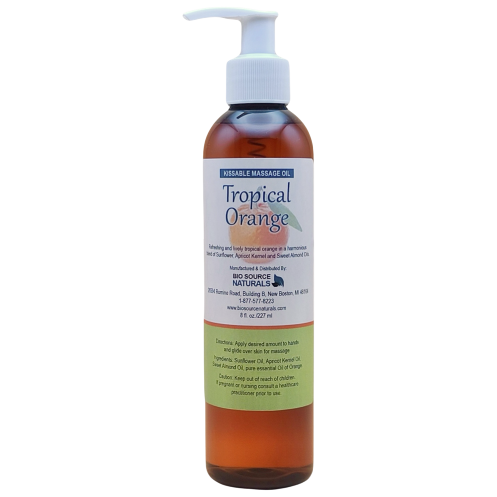 Tropical Orange Kissable Massage Oil 8 fl oz (227 ml)