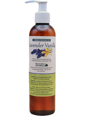 Lavender Vanilla Kissable Massage Oil 8 fl oz (227 ml)