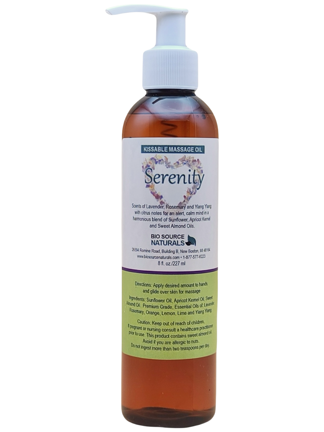 Serenity Kissable Massage Oil 8 fl oz (227 ml)