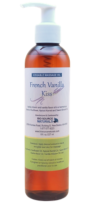 French Vanilla Kiss Kissable Massage Oil 8 fl oz (227 ml)