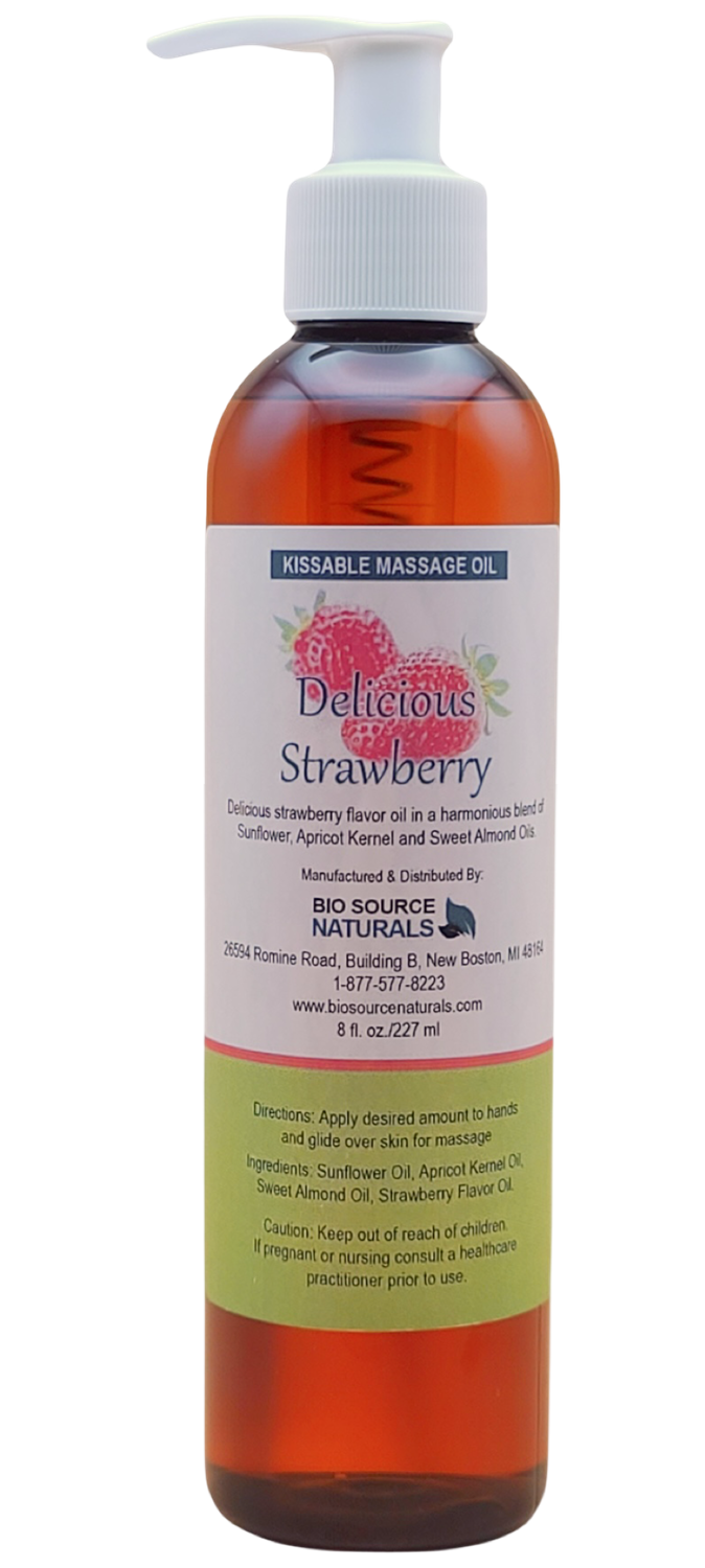 Delicious Strawberry​ Kissable Massage Oil 8 fl oz (227 ml)