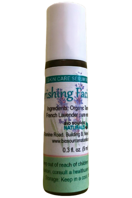 Nourishing Facial Serum Roll-On - 0.3 fl oz (9 ml) Amber Glass Roll-On Bottle with Stainless Steel Roller Ball and Cap