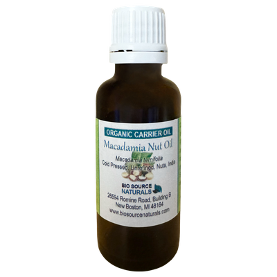 Macadamia Nut, Organic Carrier Oil - 1 fl oz (30 ml)