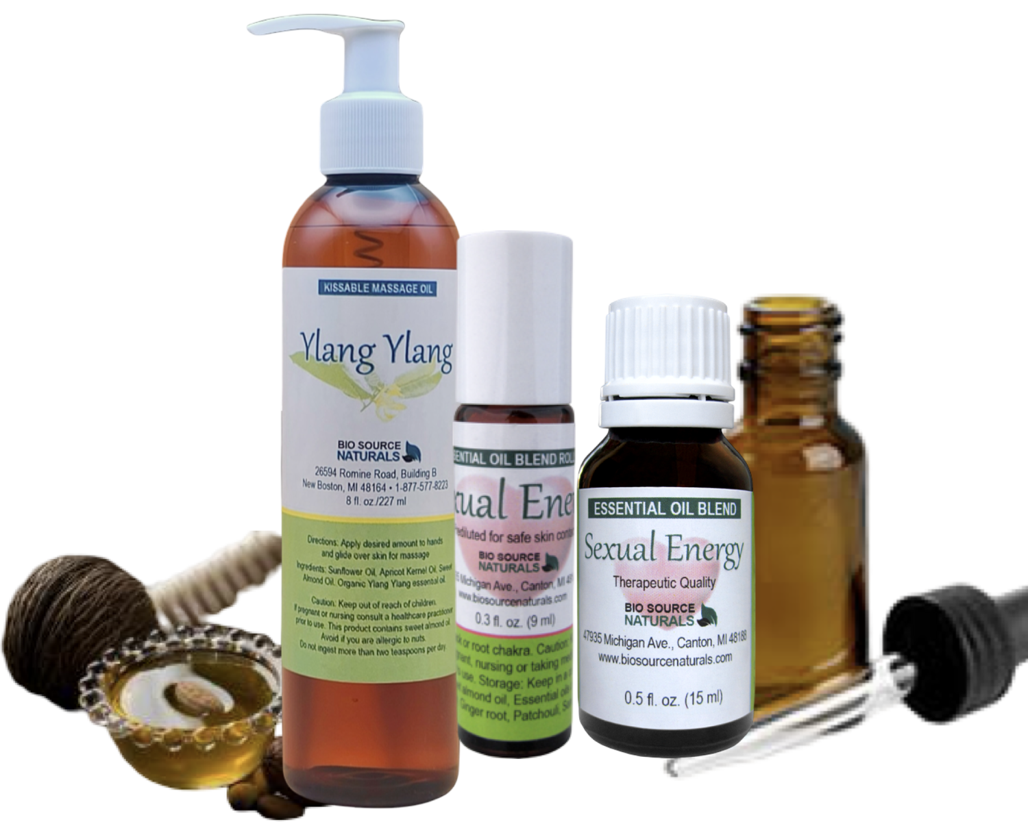 Sexual Energy Essential Oil Blend Collection (Specially Priced For Gift Giving)