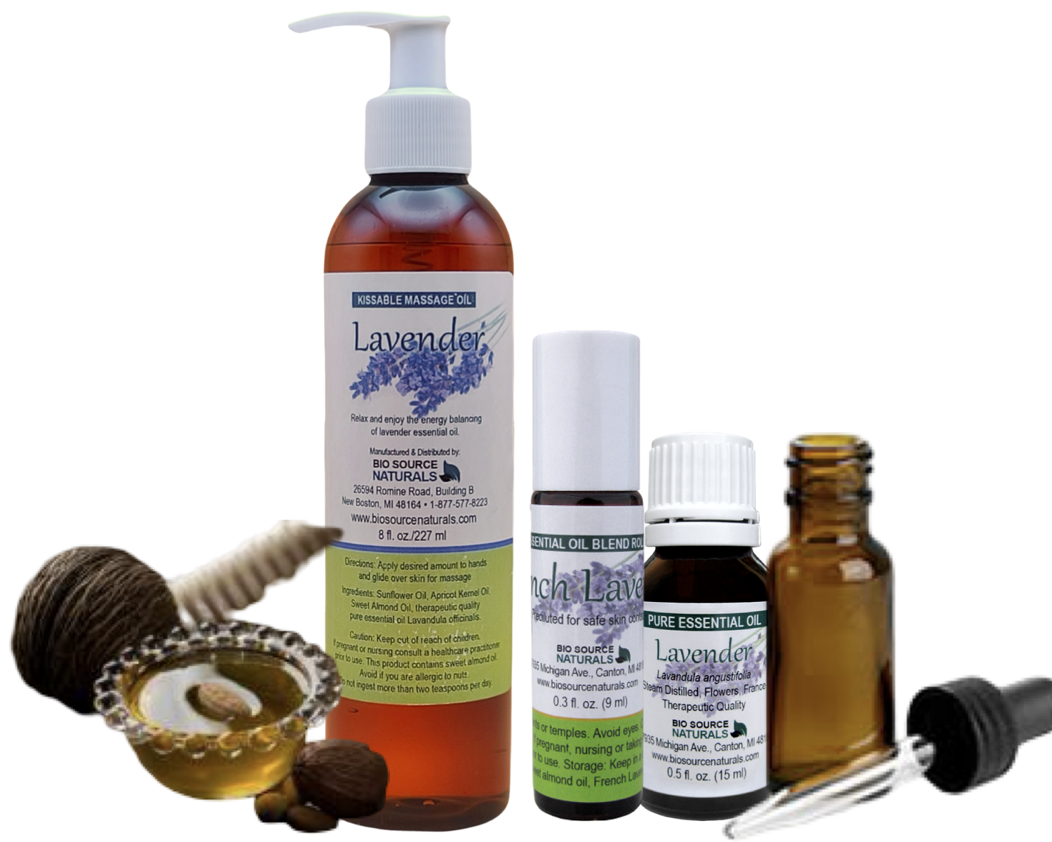 French Lavender Pure Essential Oil Collection (Specially Priced for Gift Giving)
