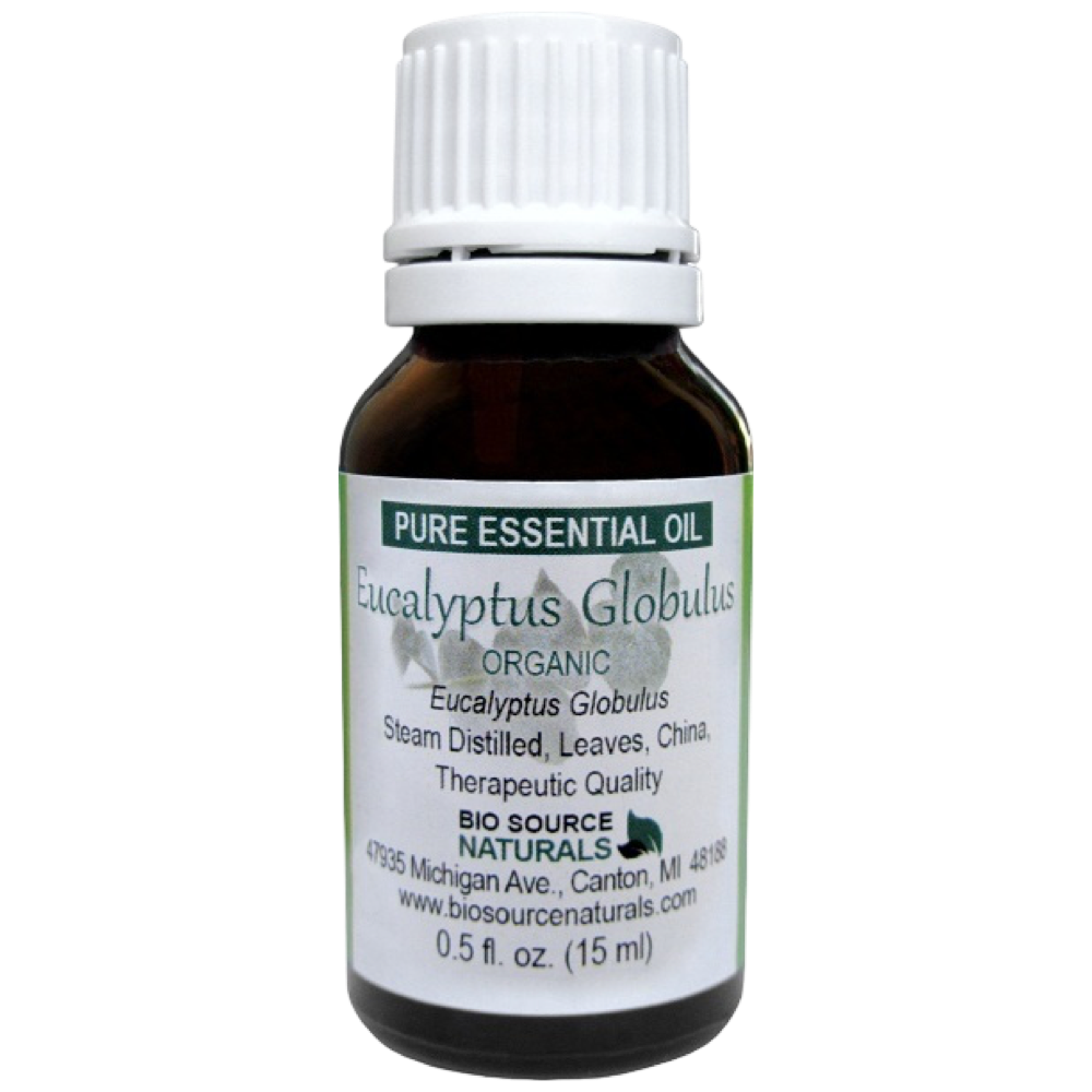 Eucalyptus, Globulus Organic Pure Essential Oil with Analysis Report