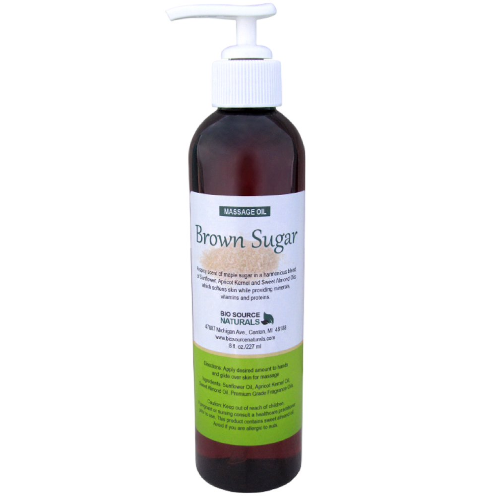 Brown Sugar Massage Oil 8 fl oz (227 ml)