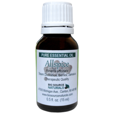 Allspice Pure Essential Oil with Analysis Report with Free Affirmation Digital Card