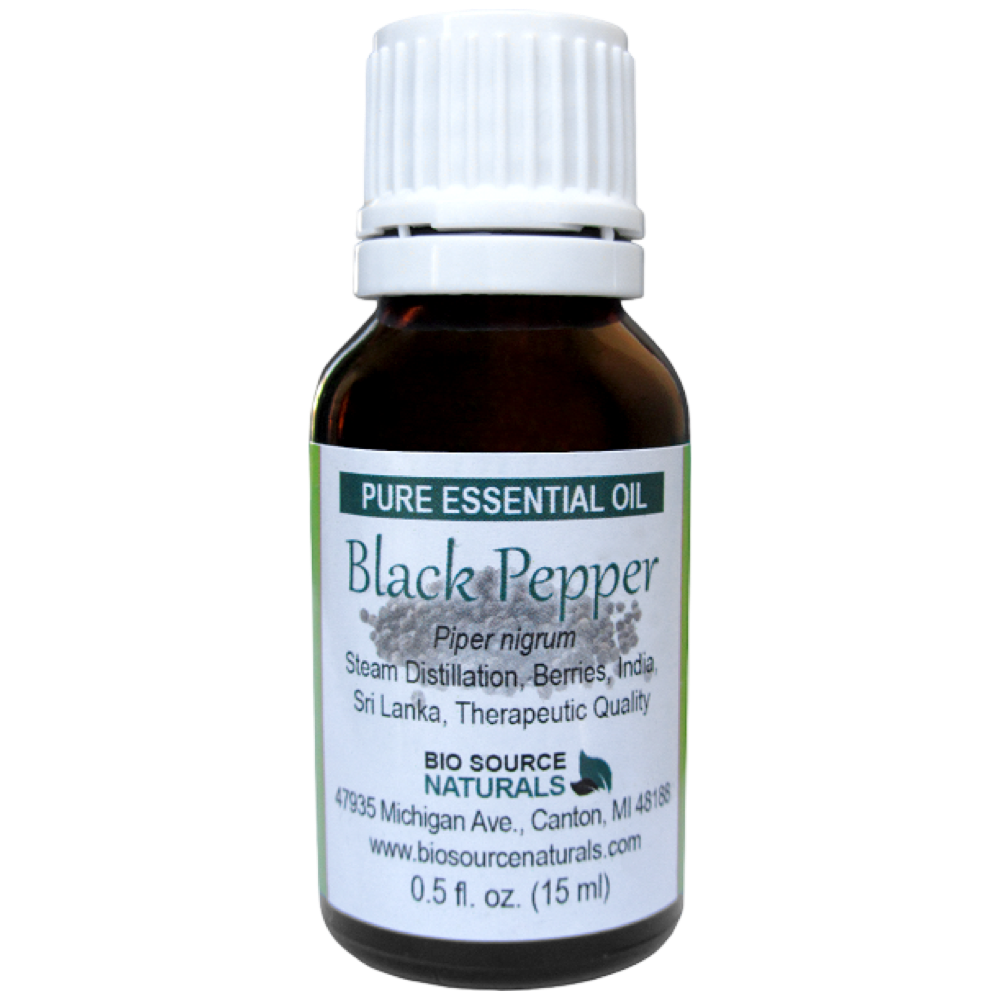 Black Pepper Pure Essential Oil with Analysis Report