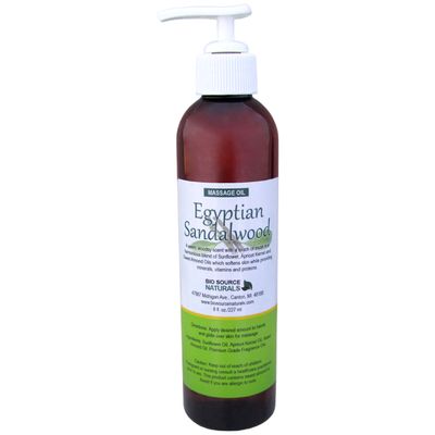 Egyptian Sandalwood Massage Oil 8 fl oz (227 ml)