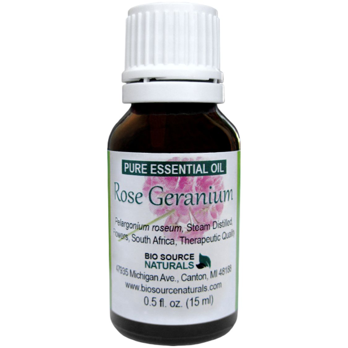 Rose Geranium Pure Essential Oil with Analysis Report and with Free Affirmation Digital Card
