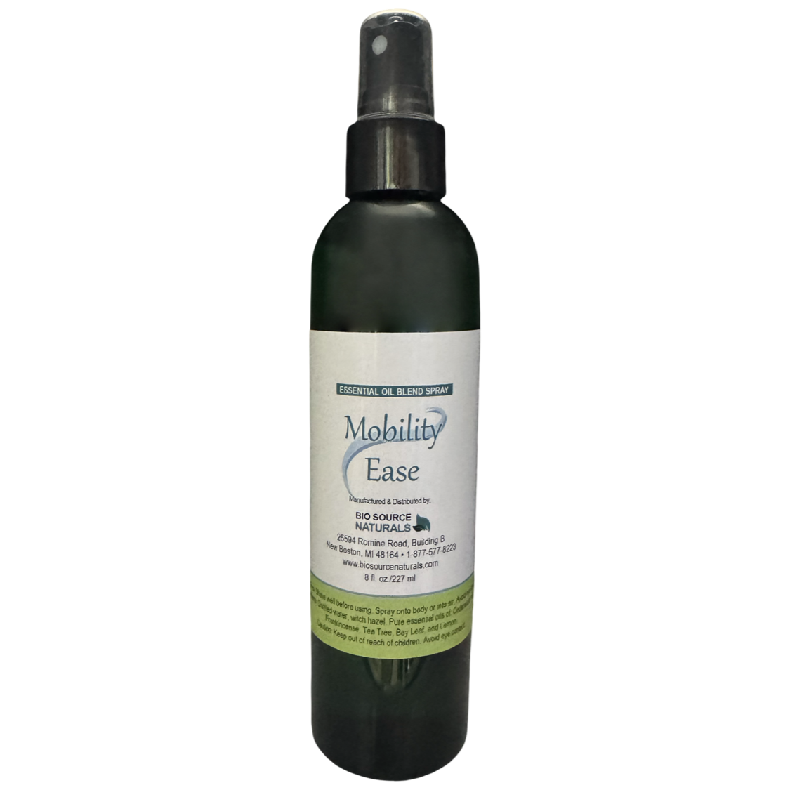 Mobility Ease Essential Oil Blend Spray Bottle – Water-Based Aromatherapy for Joint &amp; Muscle Comfort, Tension &amp; Movement Supp