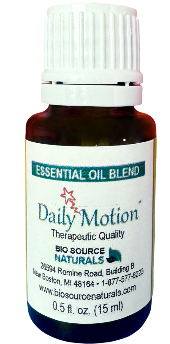 Daily Motion Essential Oil Blend Bottle – Aromatherapy for Tired Muscles &amp; Overworked Joints