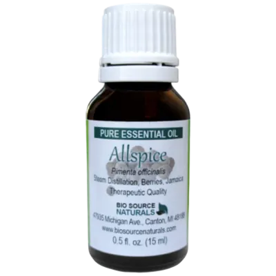 Allspice Pure Essential Oil with Analysis Report with Free Affirmation Digital Card