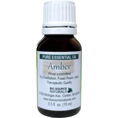 Amber Resin Oil with Analysis Report and Free Affirmation Digital Card
