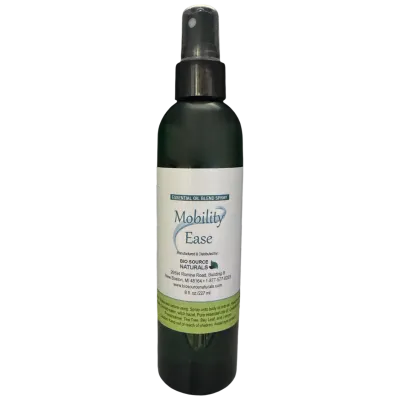 Mobility Ease Essential Oil Blend Spray | Includes 12 EFT Tapping Scripts, Affirmations &amp; Journal Prompts for Body-Mind Healing