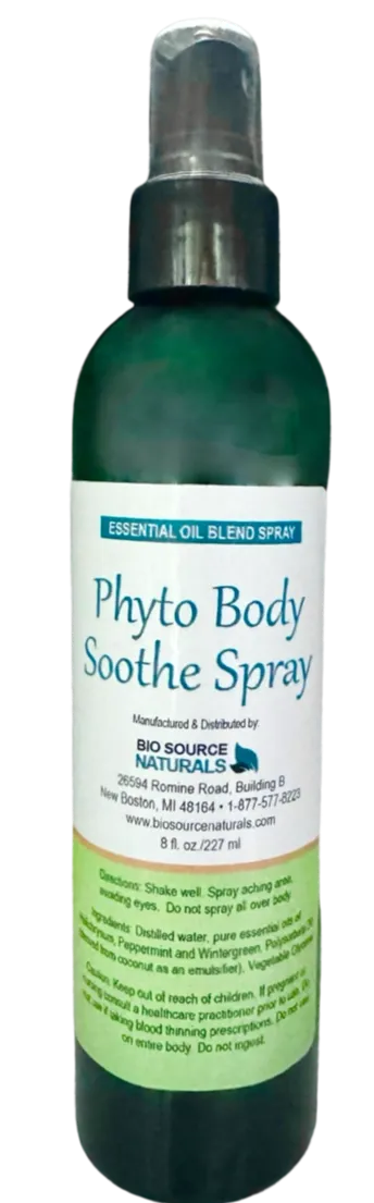 Phyto Body Soothe Spray Bottle – Topical Aromatherapy for Tired Muscles, Joints &amp; Post-Activity Discomfort