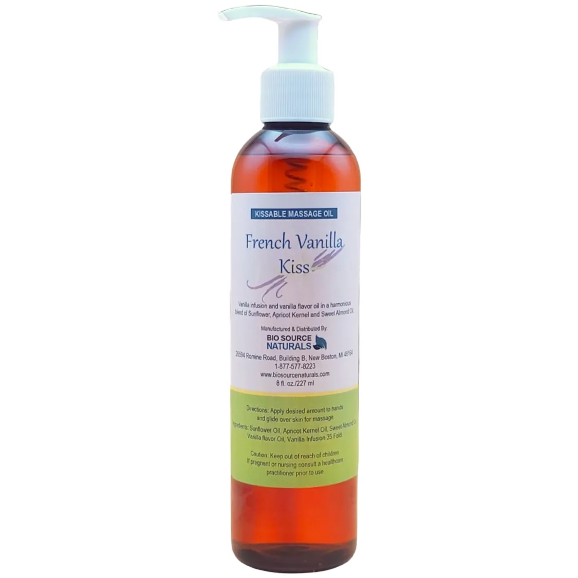 French Vanilla Kiss Kissable Massage Oil 8 fl oz (227 ml)
