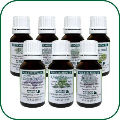 Organic Essential Oils by Plant Name