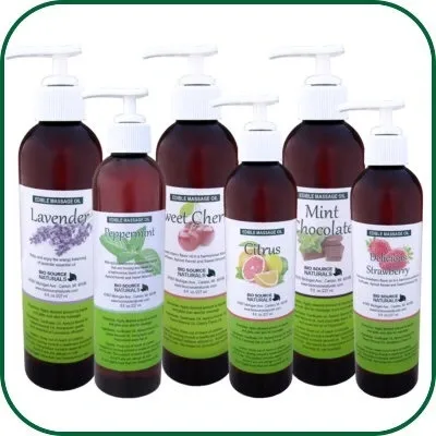Kissable Massage Oils - Plant-Based, 16 Flavors