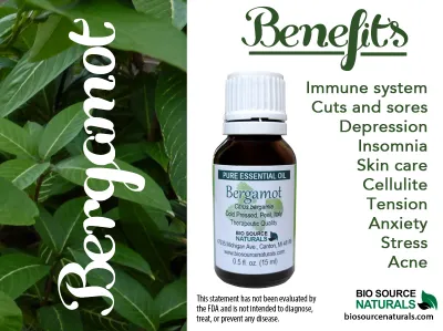 Bergamot (Bergaptene Free) Pure Essential Oil Product Bulletin