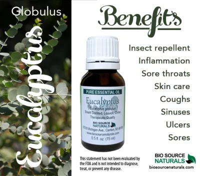 Eucalyptus, Globulus Pure Essential Oil Product Bulletin