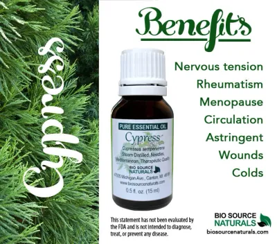 Cypress Pure Essential Oil Product Bulletin