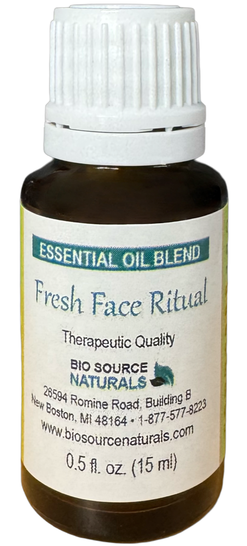 Fresh Face Ritual Essential Oil Blend Bottle – Topical Aromatherapy for Radiant, Youthful-Looking Skin &amp; Emotional Balance