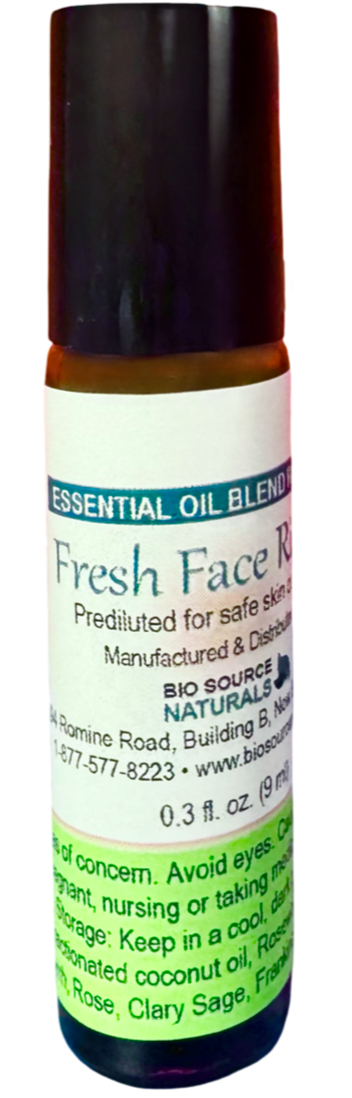 Fresh Face Ritual Essential Oil Blend Roll-On – Topical Aromatherapy for Radiant, Youthful-Looking Skin &amp; Emotional Balance