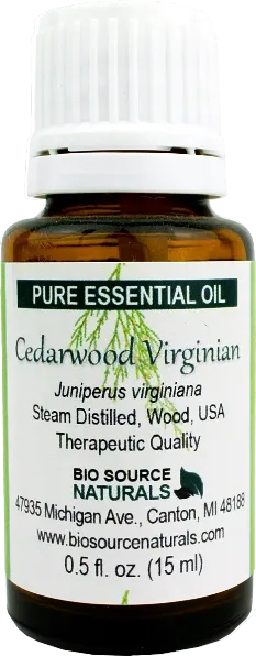 Cedarwood Pure Essential Oil - Virginian with GC Report