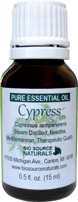 Cypress Pure Essential Oil Analysis Report