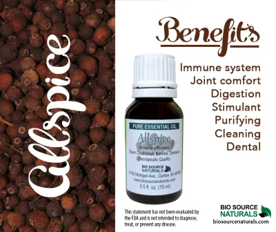 Allspice Pure Essential Oil Analysis Report