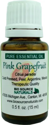 Pink Grapefruit Pure Essential Oil with Analysis Report