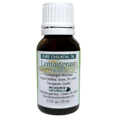 Lemongrass, Organic Pure Essential Oil