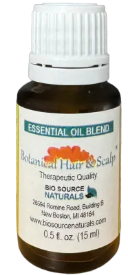 Botanical Hair and Scalp Essential Oil Blend – Multiple Sizes | Includes 6 EFT Tapping Scripts, Affirmations & Journal Prompts for Body-Mind Healing