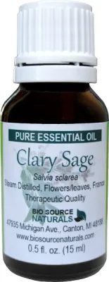 Clary Sage Pure Essential Oil Analysis Report