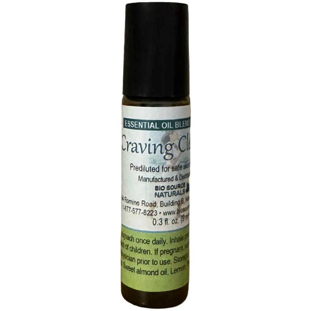 Craving Cleanse Essential Oil Blend Roll-On | Includes EFT Tapping Scripts, Affirmations &amp; Journal Prompts for Body-Mind Healing