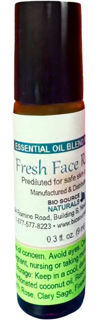 Fresh Face Ritual Essential Oil Blend Roll-On | Includes 6 EFT Tapping Scripts, Affirmations &amp; Journal Prompts for Body-Mind Healing