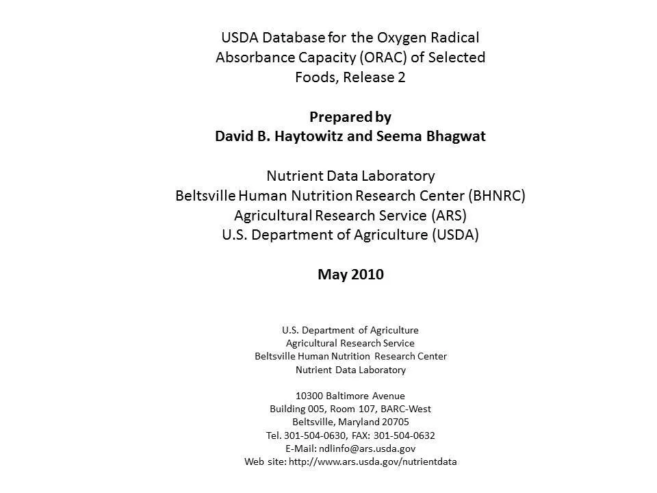 FREE Scientific Paper: ORAC Values on Essential Oils -        Instant Download