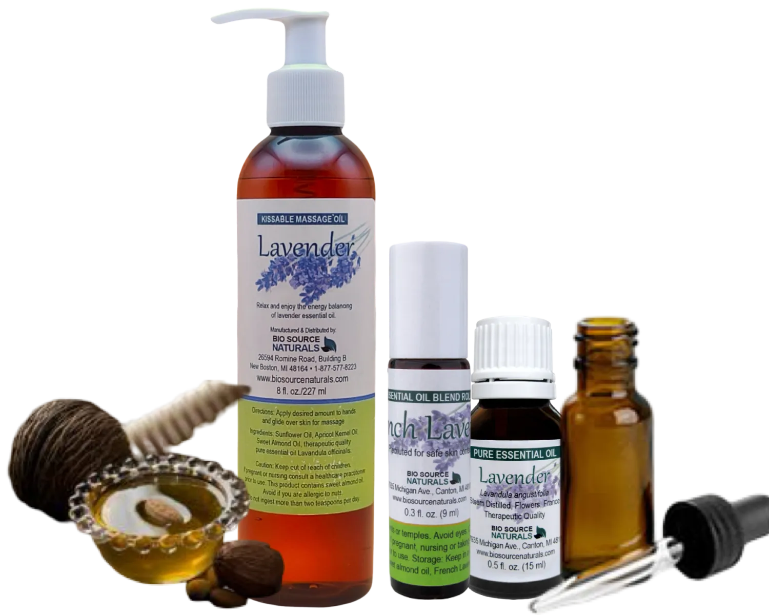 French Lavender Pure Essential Oil Collection (Specially Priced for Gift Giving)
