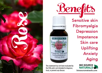 Rose Distillate Pure Essential Oil Analysis Report