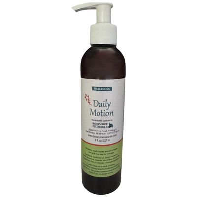 Daily Motion Essential Oil Blend Massage Oil | Includes 12 EFT Tapping Scripts, Affirmations &amp; Journal Prompts for Body-Mind Healing