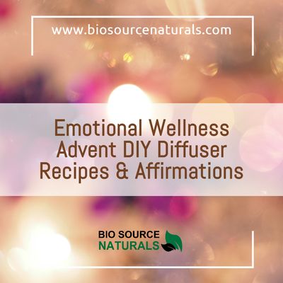 24 Emotional Wellness Advent DIY Diffuser Recipes & Affirmations -Free Download