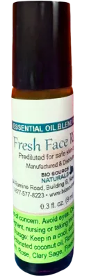 Fresh Face Ritual Essential Oil Blend Roll-On | Includes 6 EFT Tapping Scripts, Affirmations &amp; Journal Prompts for Body-Mind Healing