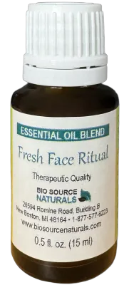 Fresh Face Ritual Essential Oil Blend – Multiple Sizes | Includes 6 EFT Tapping Scripts, Affirmations &amp; Journal Prompts for Body-Mind Healing