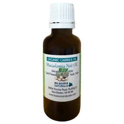 Macadamia Nut, Organic Carrier Oil - 1 fl oz (30 ml)