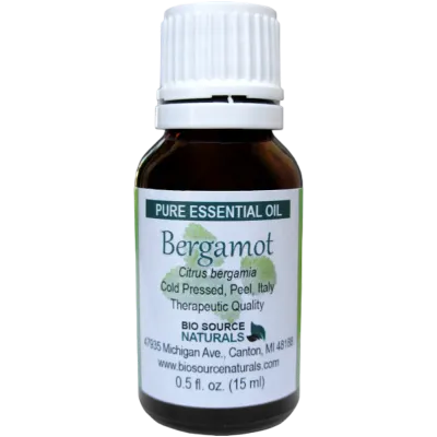 Bergamot Pure Essential Oil (Bergaptene Free) with Free Affirmation Digital Card