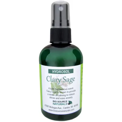 Hydrosol Clary Sage Calming Spray - 4 fl oz (120 ml) Stress Relief
